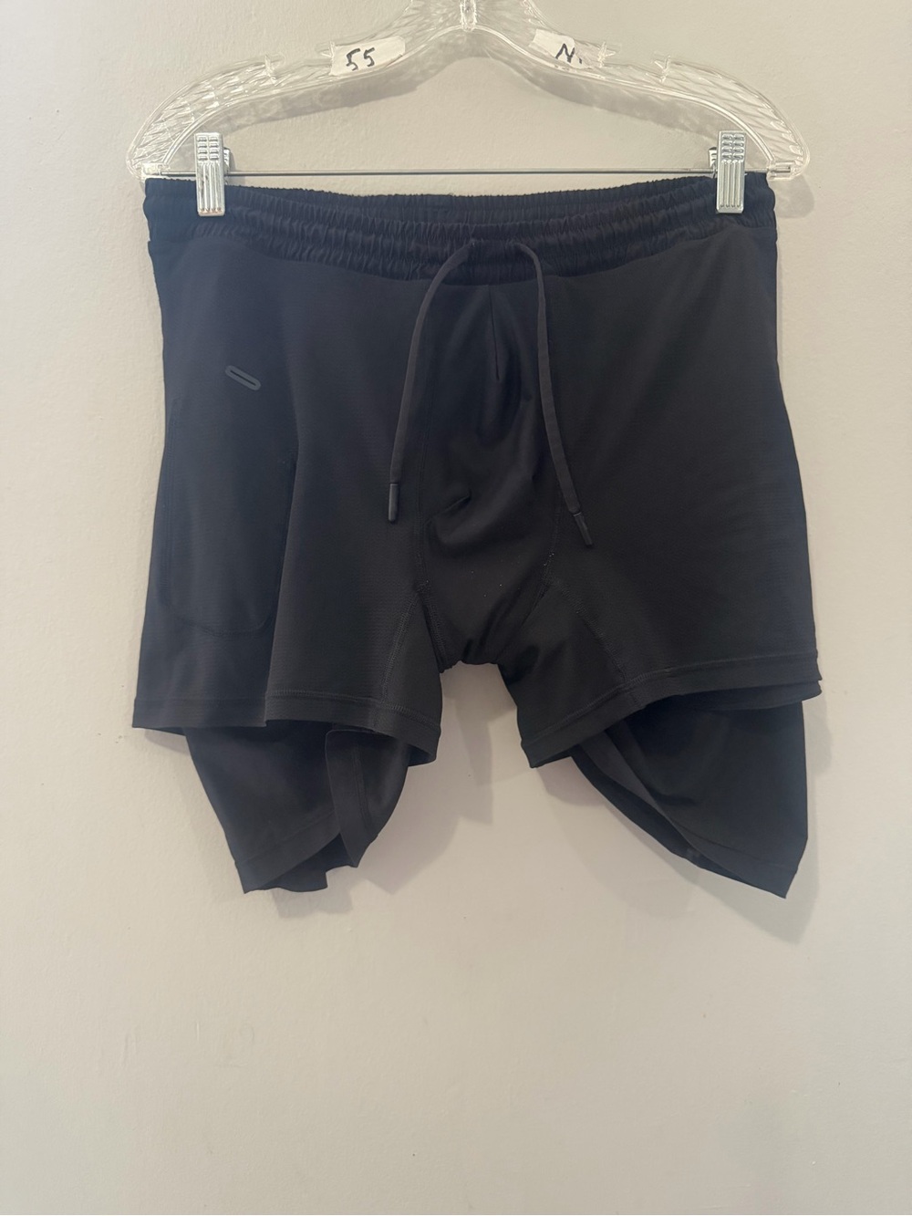 Lululemon Pace Breaker Lined Shorts 7” Mens L Black Training Mesh Vent Athletic - Picture 9 of 15